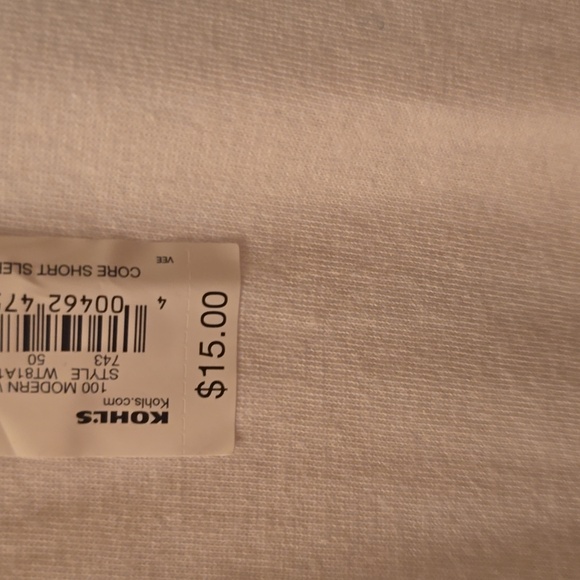 TEK GEAR BRAND WOMENS PLUS SIZE WHITE V-NECK SHORT SLEEVES TEE SIZE XXL - Picture 4 of 10